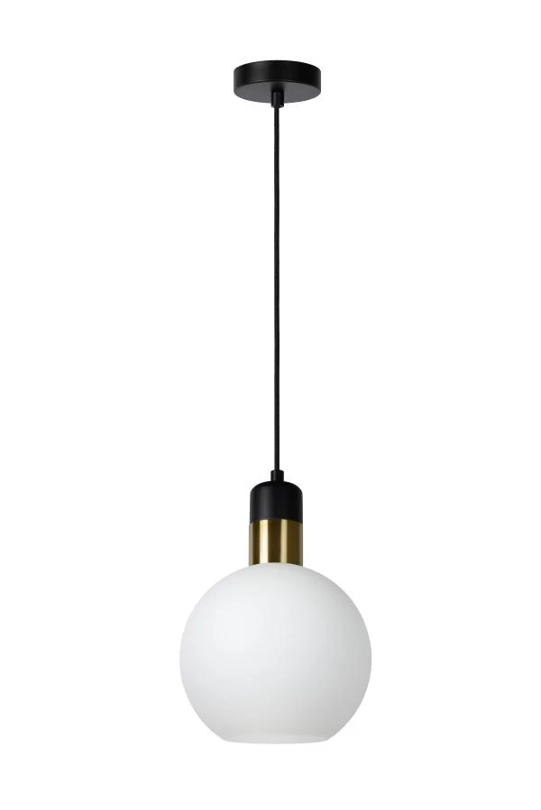 Lucide JULIUS - Lámpara colgante - Ø 20 cm - 1xE27 - Ópalo - apagado
